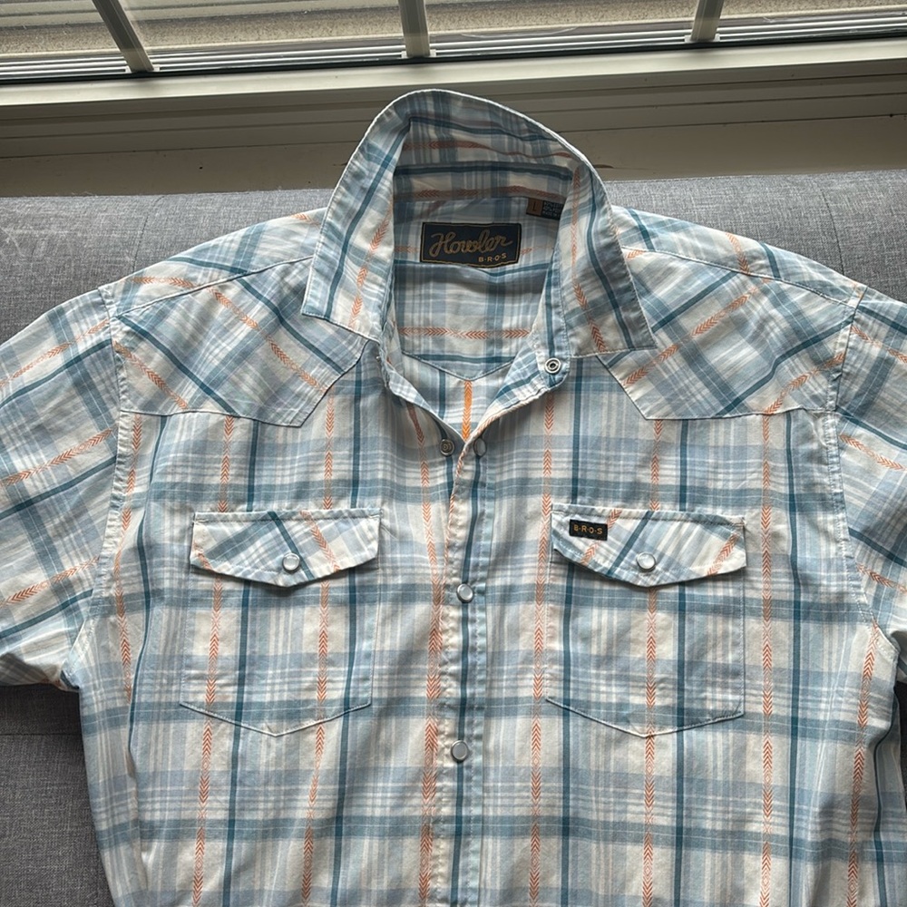Men’s Howler Bros H Bar Snapshirt Size Large